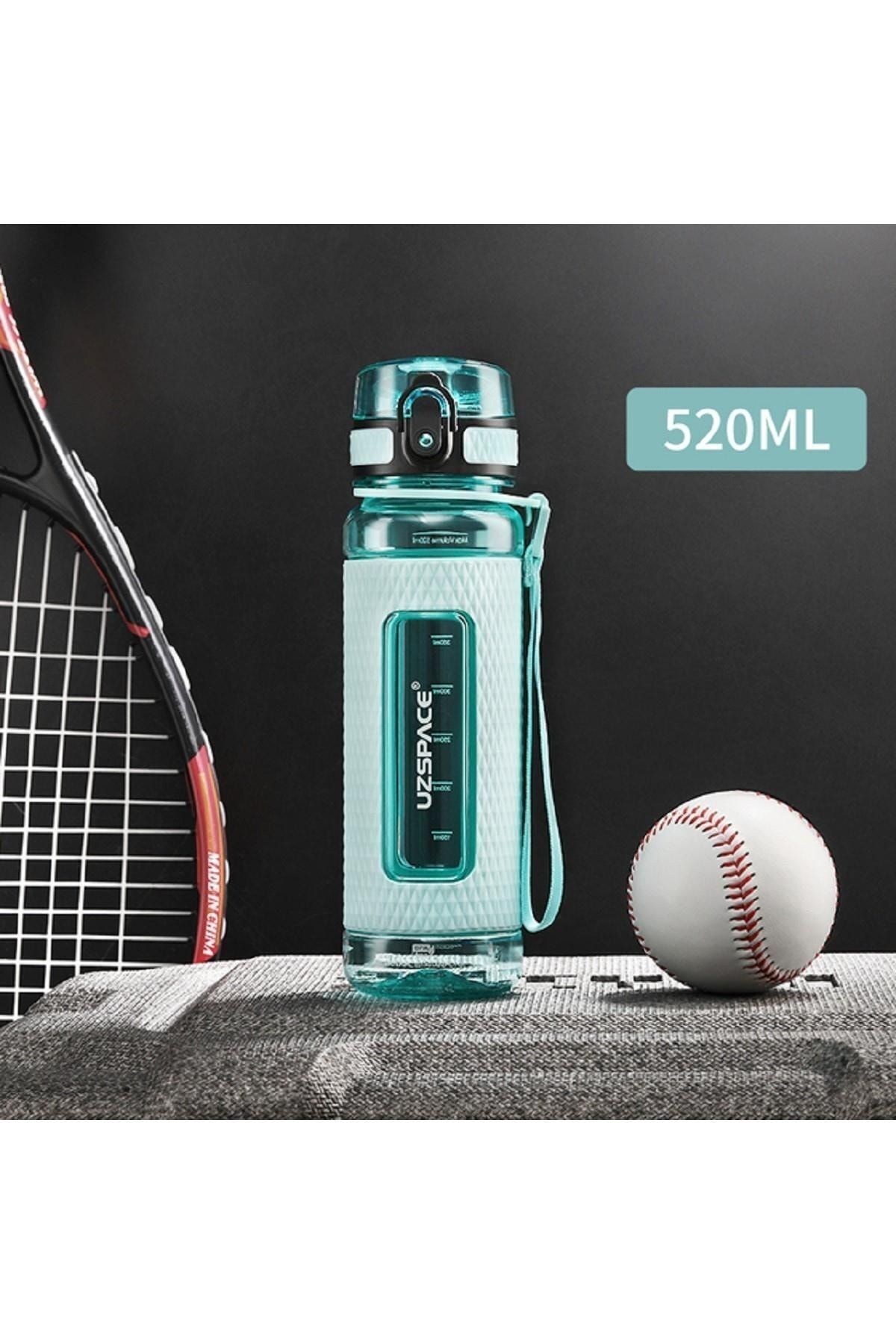 قمقمه ورزشی آبی FF 520ml آب تریتان جریان بدن محافظت شده سیلیکون Uzspace