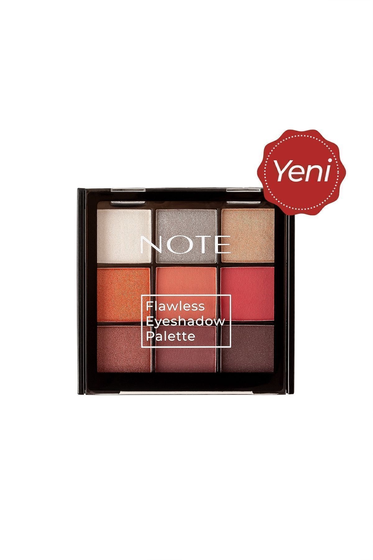 NOTE-Pastel Colored Flawless Eyeshadow Matte & Shimmering Powder Eyeshadow Palette - 02 3
