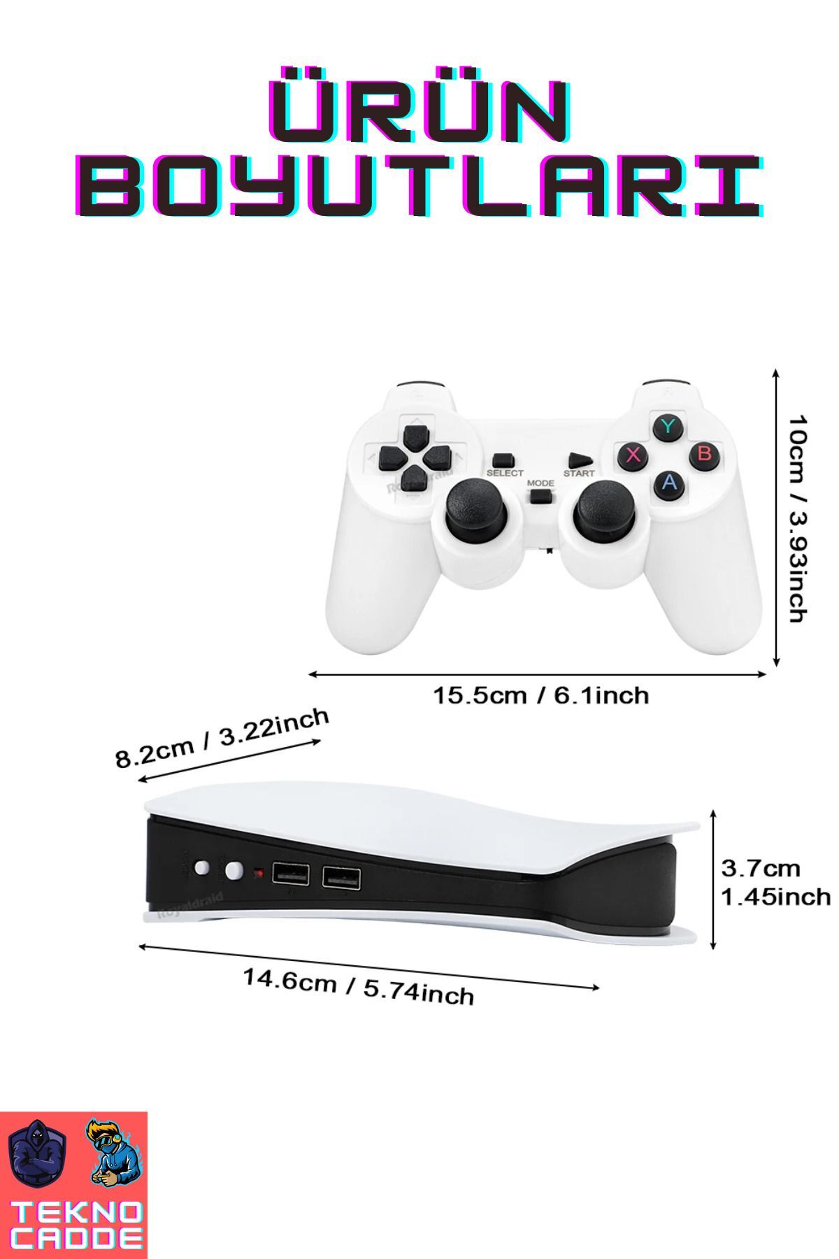 G5S 800+ OYUNLU ÇİFT KABLOSUZ KOL HDMİ GİRİŞ RETRO ARCADE ATARİ 7