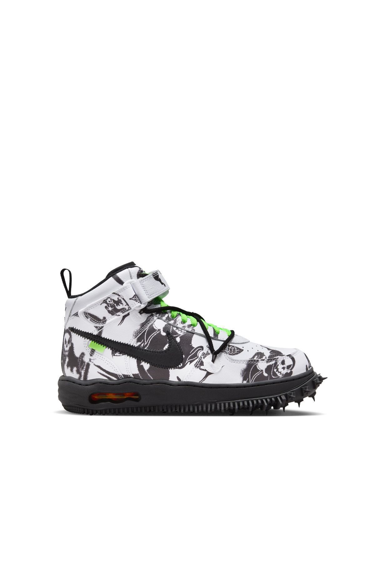 کفش کتونی مردانه Nike Off-White x Air Force 1 Mid SP Leather Grim  Nike