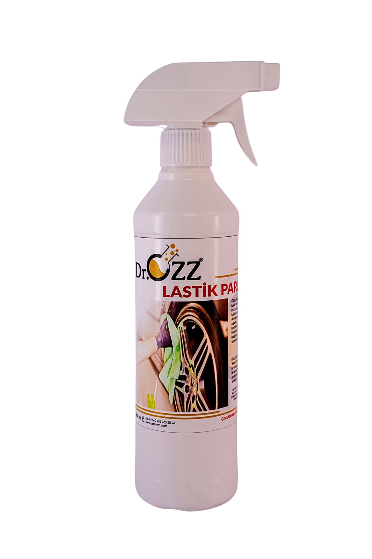 Dr.Ozz Lastik Parlatıcı Parlak ve Islak Görünüm Araba Tır Motor Lastik Parlatıcı 0,5kg