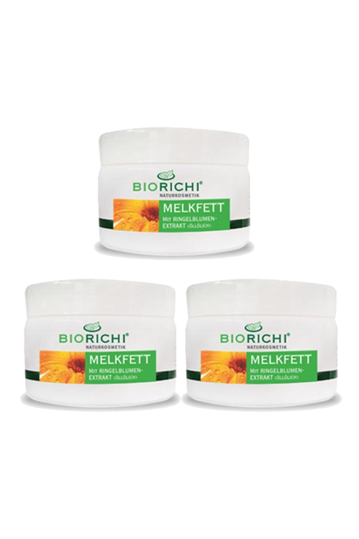 Biorichi Melkfett Aynısafa Merhemi Parlak Cilt Için 250ml 3lu Set