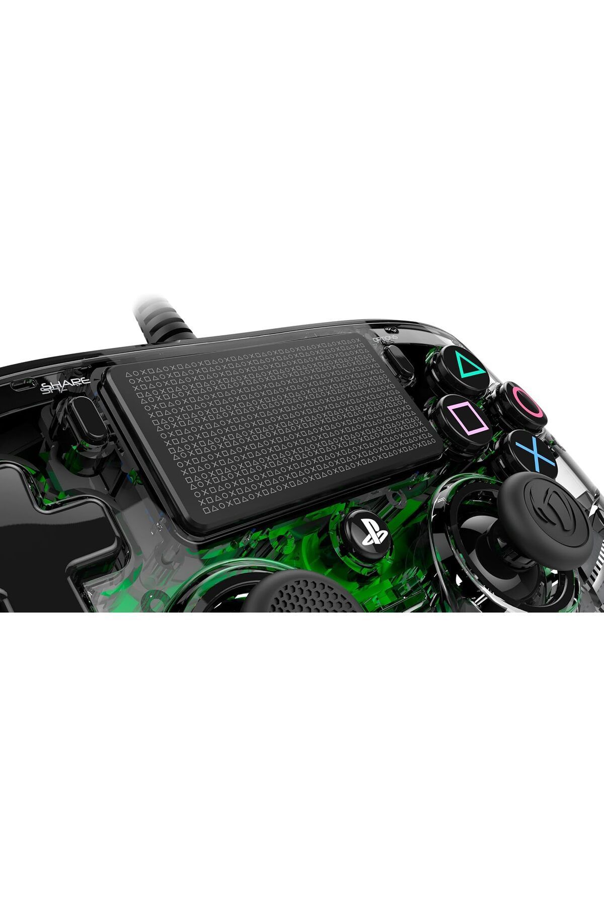 Nacon-Illuminated  Wired Compact Controller for PlayStation 4 - Green 7