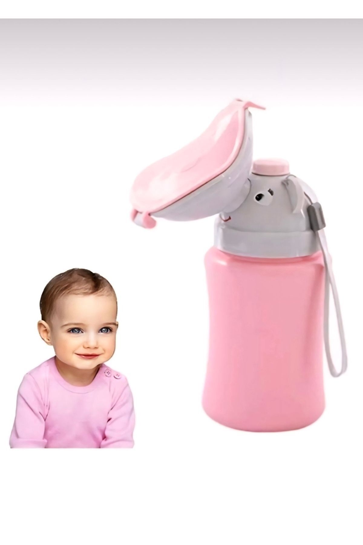 Portable Kids Urinal Potty/ Portable Cup Emergency Urine Box For Pink Girl