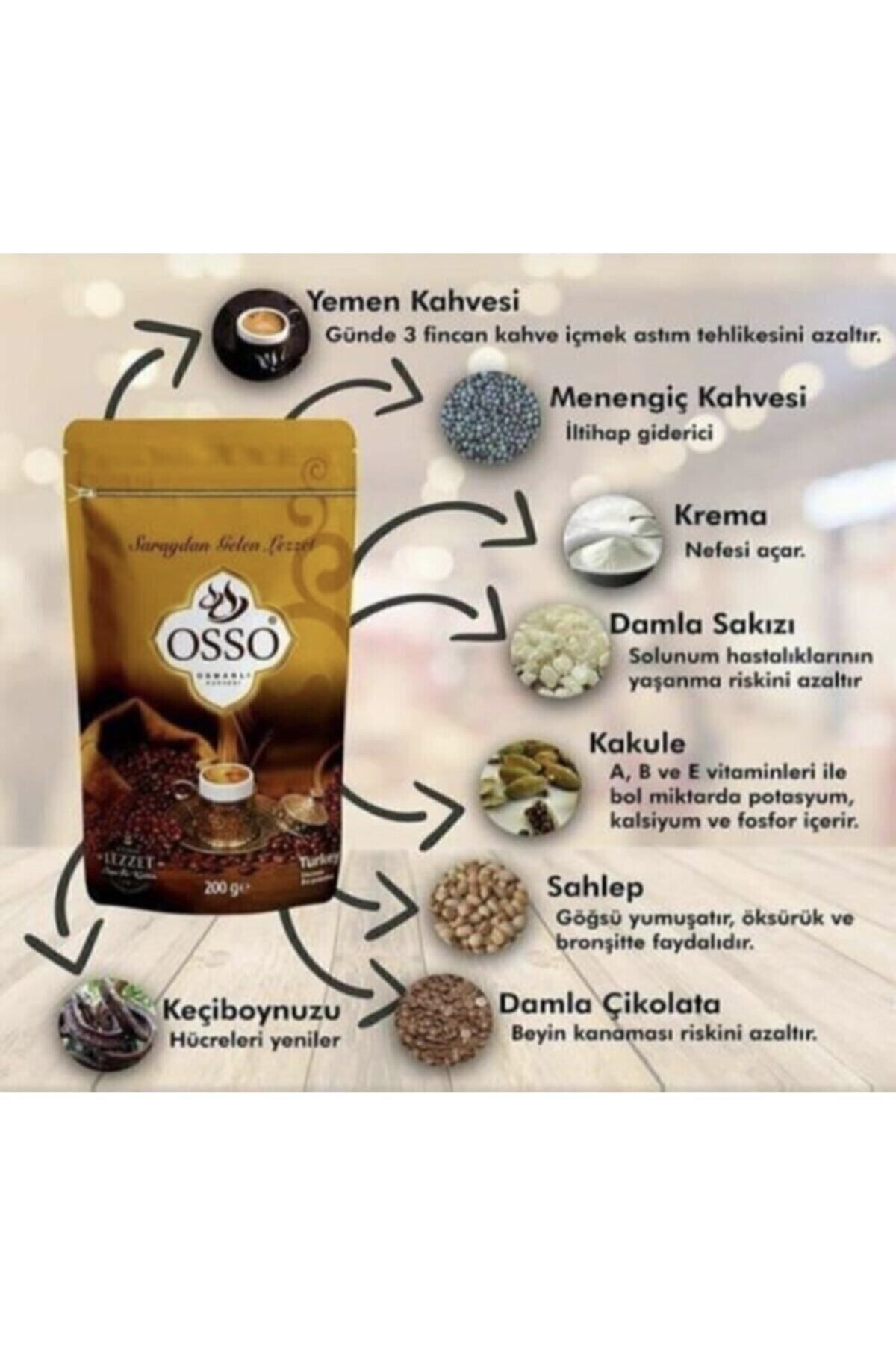 OSSO KAHVE-Osso Ottoman Coffee 6x 200 Gr 2