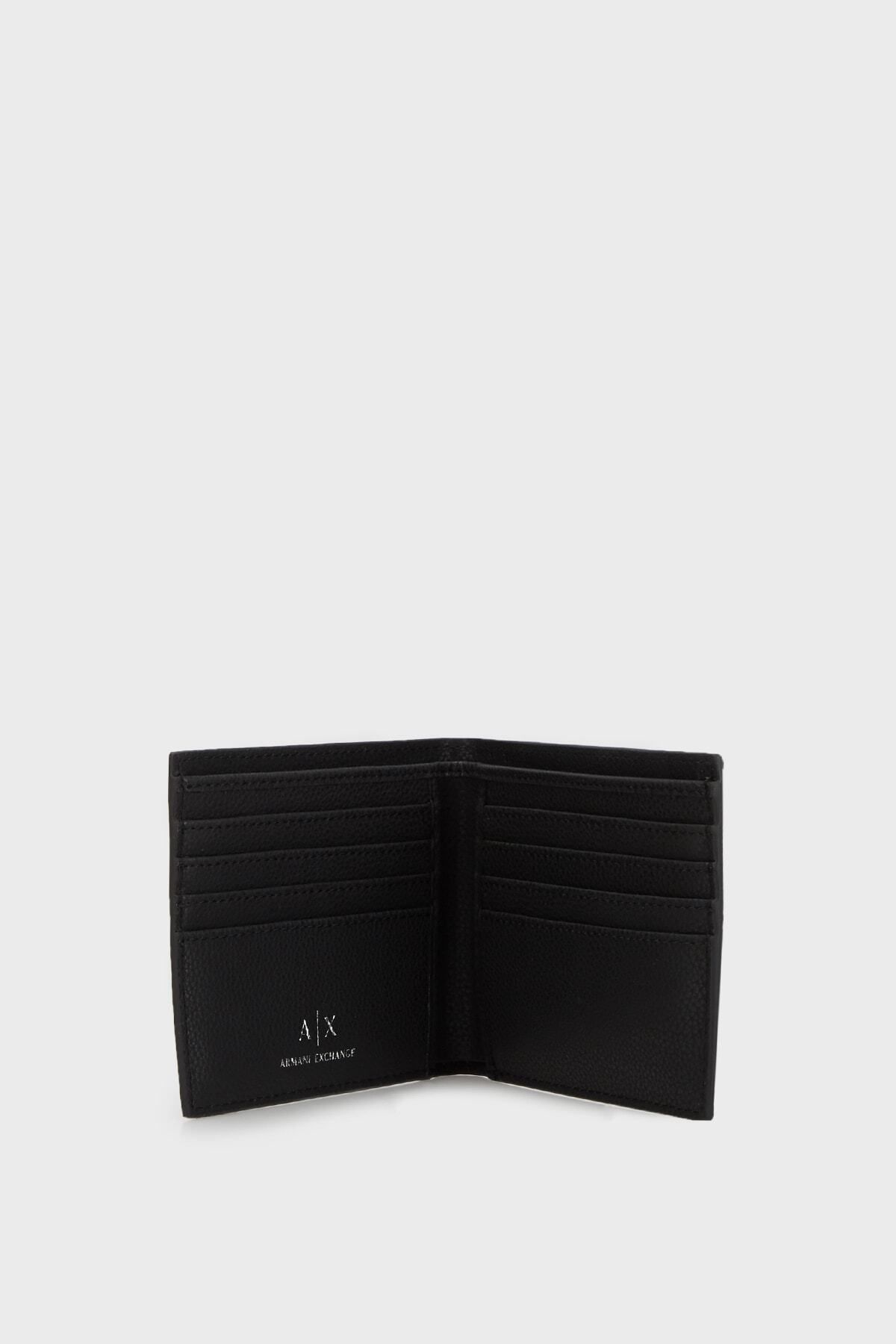 کیف پول مردانه چرمی با آرم 958097 3F892 00020 Armani Exchange