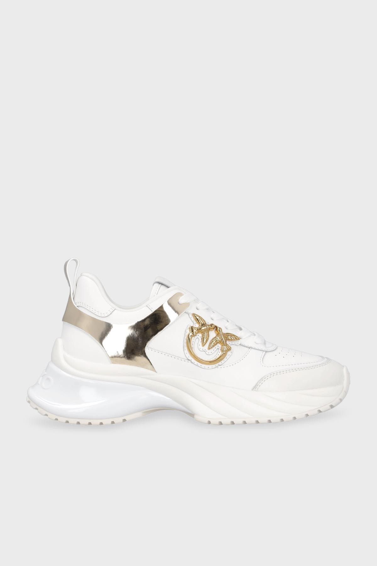 کفش کتانی چرمی لوگوی Pinko SHOES SS0027 P025 Z1B PİNKO