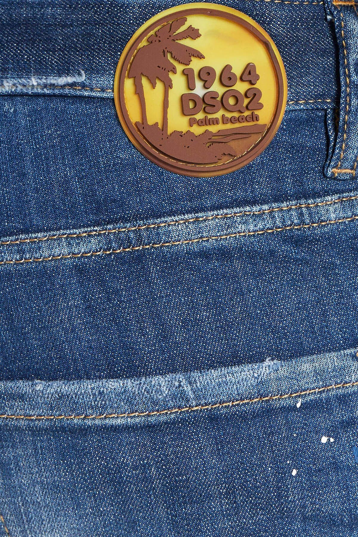 شلوار جین آبی مردانه مناسب 470 اورجینال DSquared2