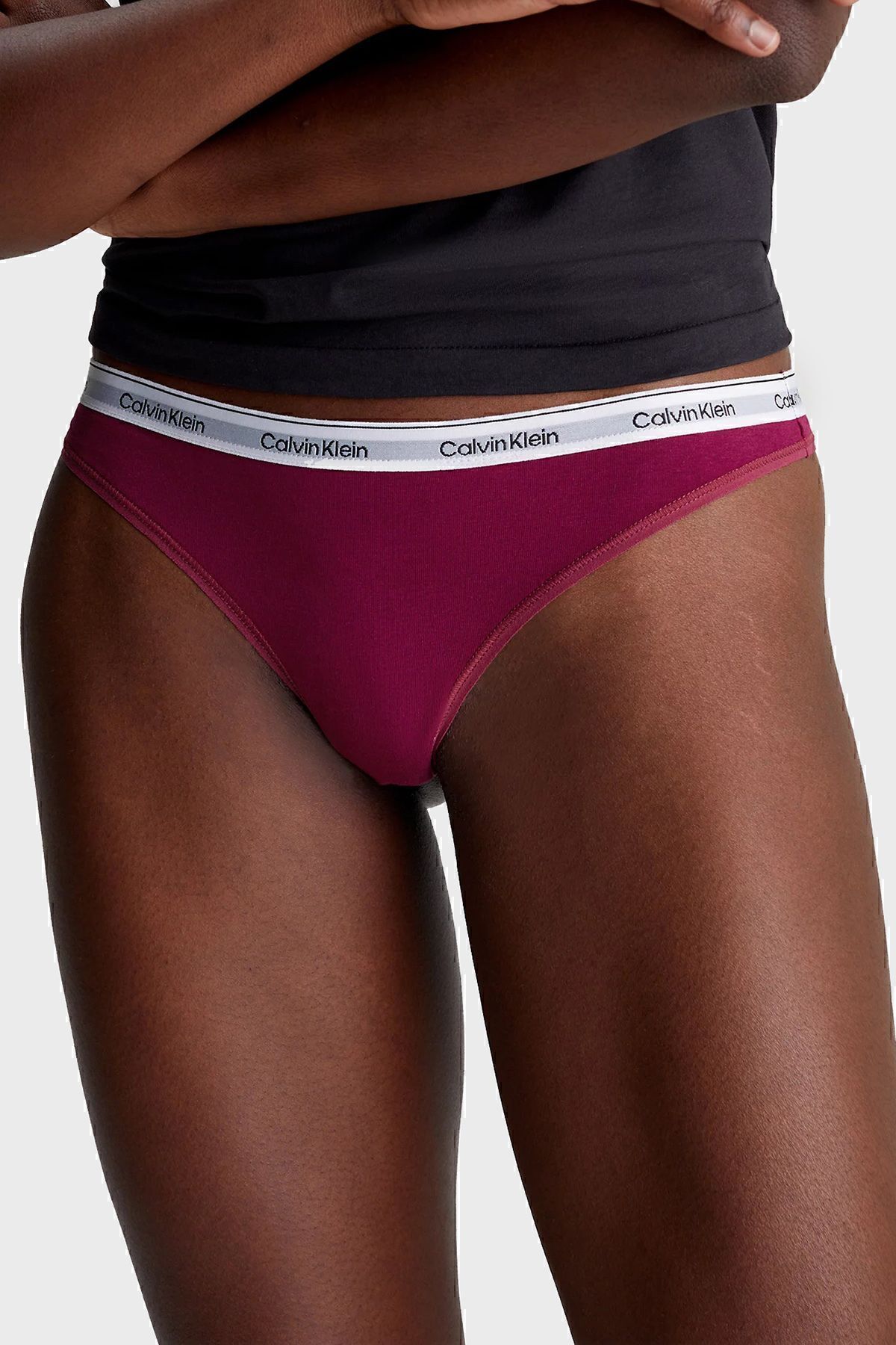 Calvin Klein Strec Pamuklu 3 Pack Tanga Kulot 000QD5209ENP6 KULOT 000QD5209E NP6