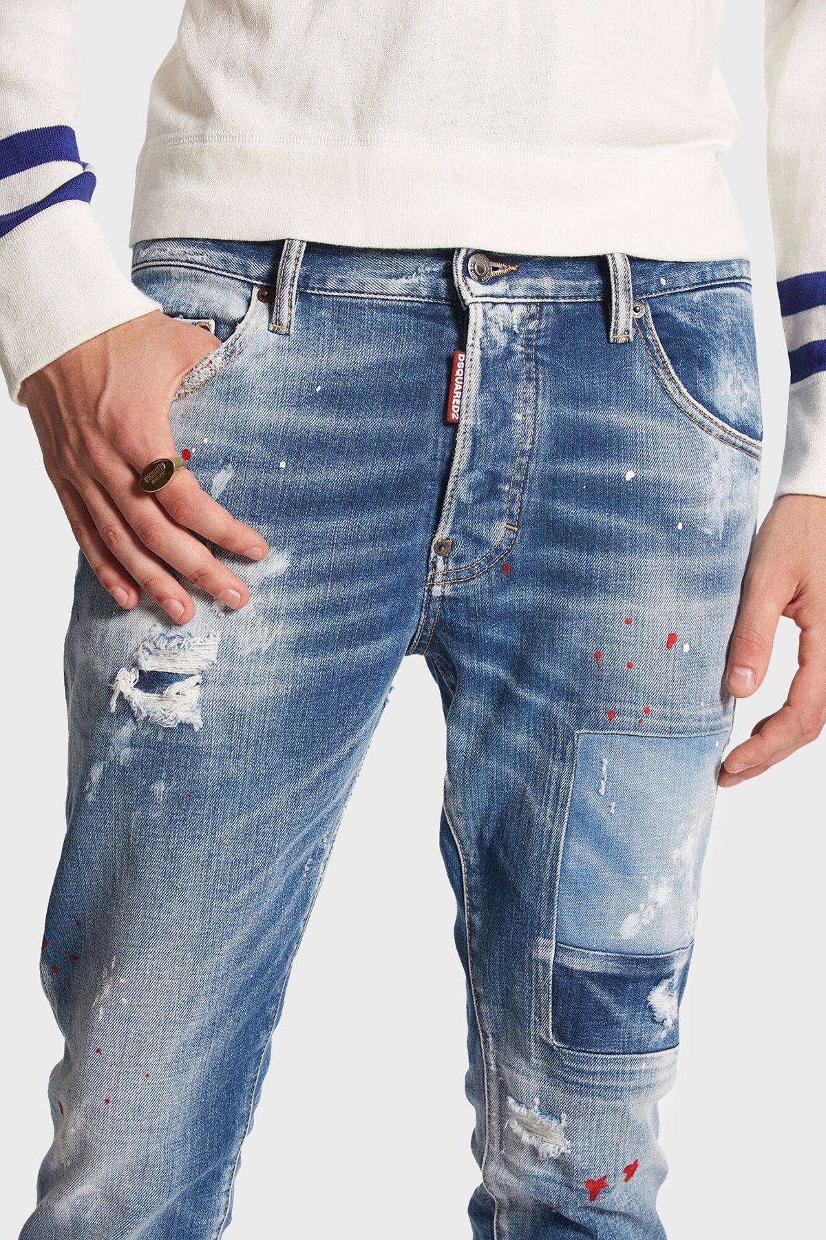 DSquared2-Men'sSkinnyFit Stretch CottonJeans- S74lb1456 S30663 470 3