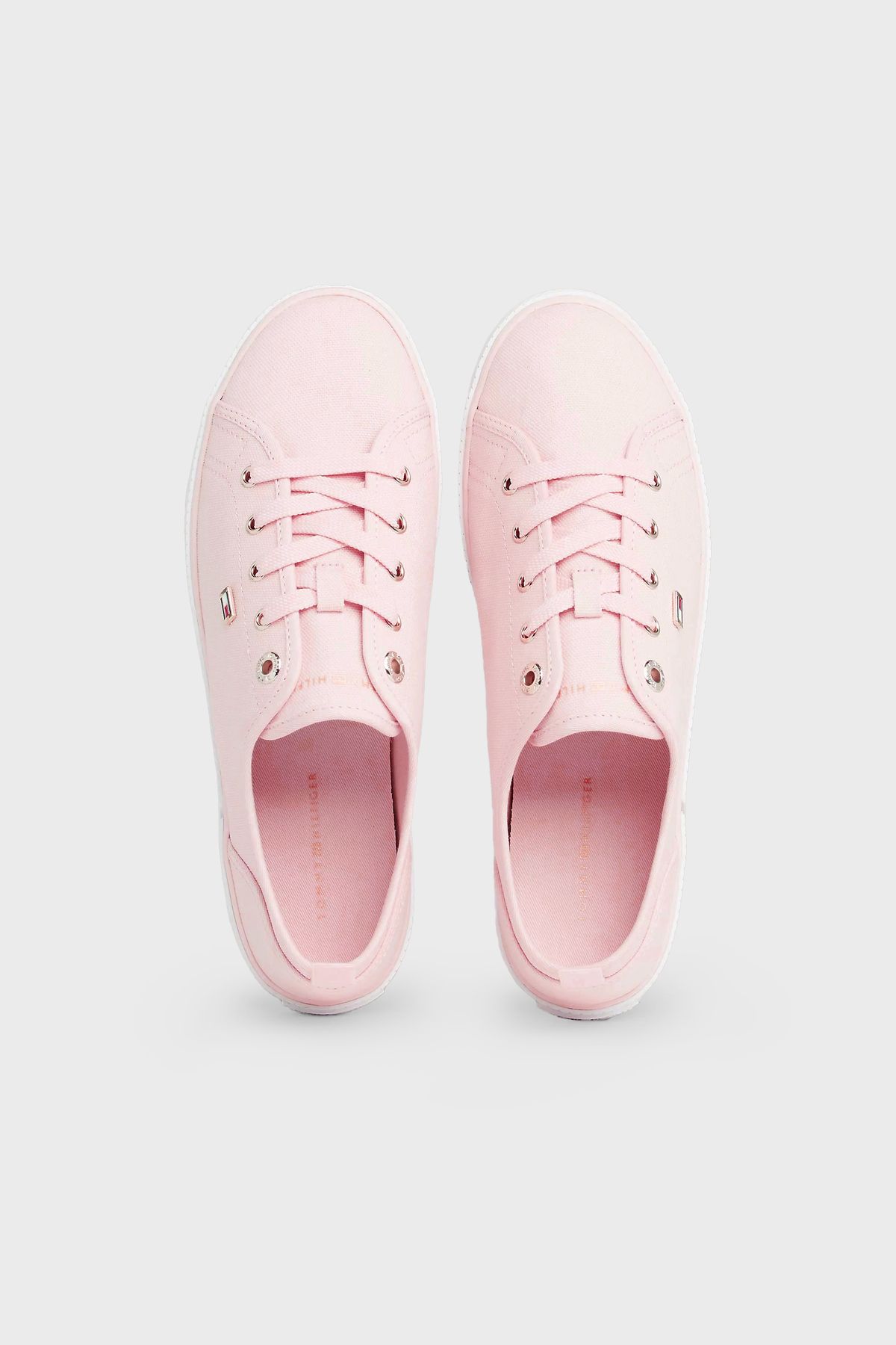 لوگو اسنیکر SHOES FW0FW08063 TJQ Tommy Hilfiger تامی هیلفیگر اورجینال - تصویر 3