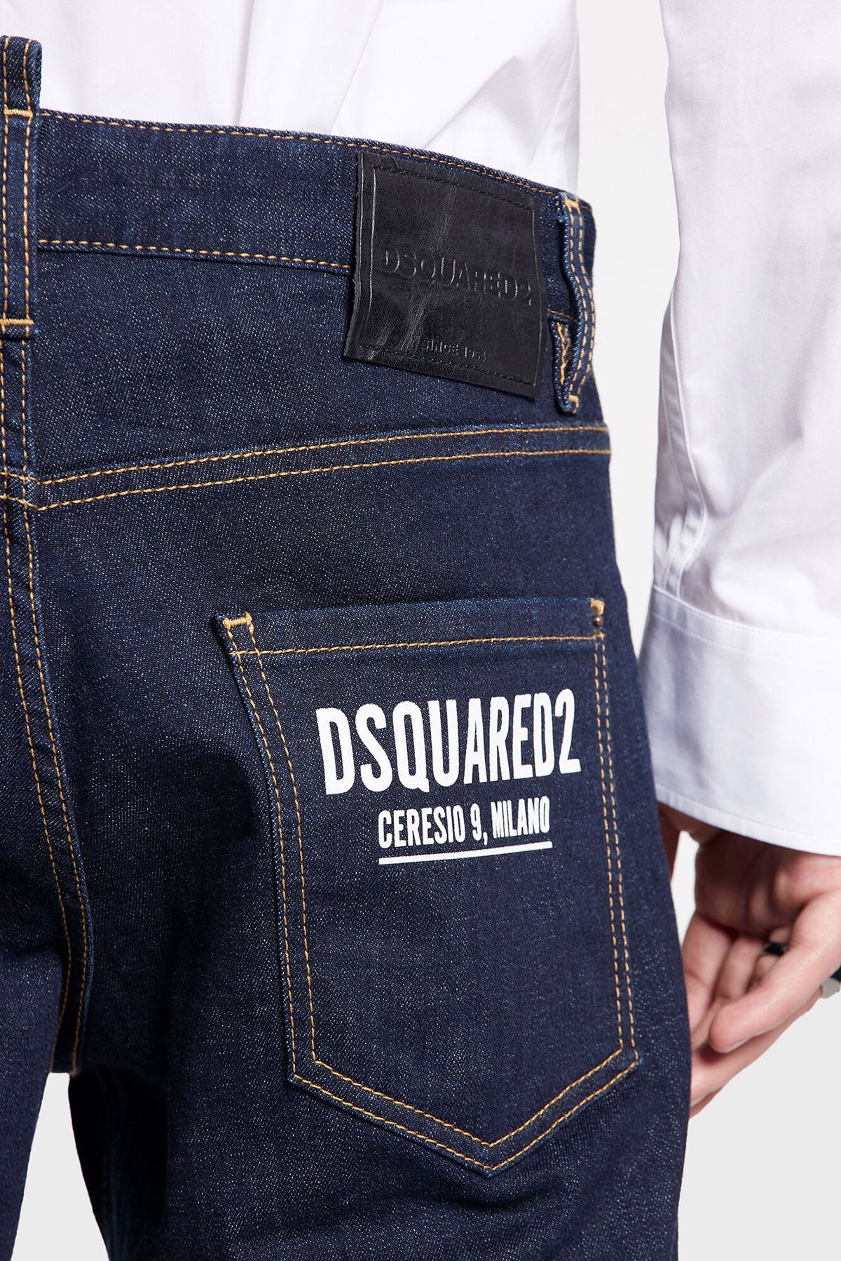 شلوار جین آبی مردانه شستشوی اورجینال DSquared2