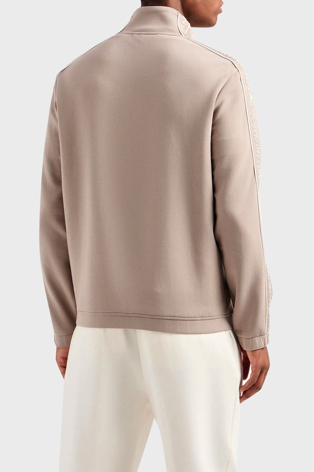 عرق یقه ایستاده پنبه ای منظم SWEAT 3D1M69 1JHSZ 0650 مردانه Emporio Armani