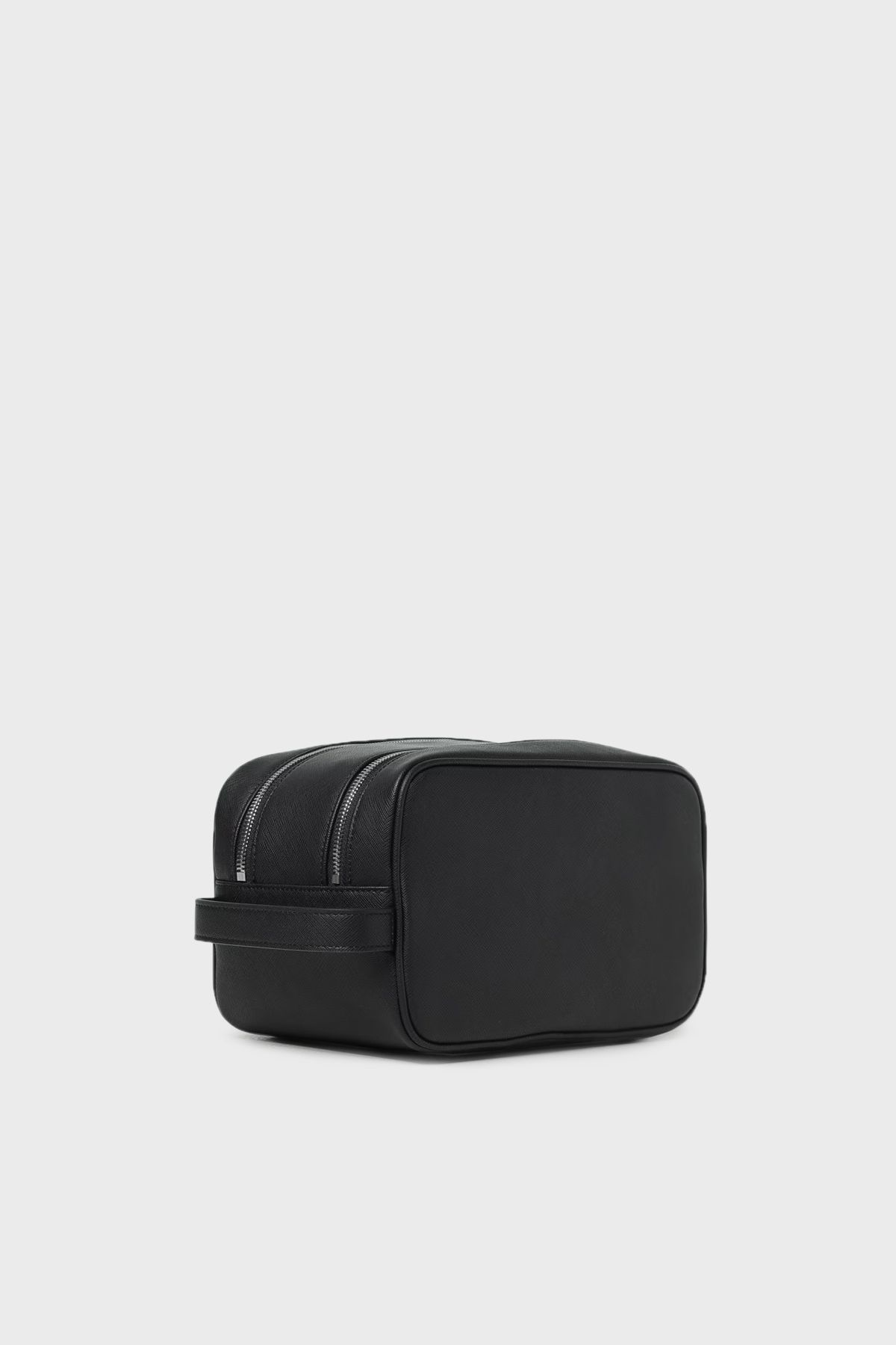 کیسه اصلاح زیپ دار لوگو کیف اصلاح مردانه Y4R546 Y138E 81072 Emporio Armani