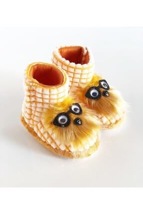 Bold Boutique Unisex Çocuk Hardal Kareli Panduf