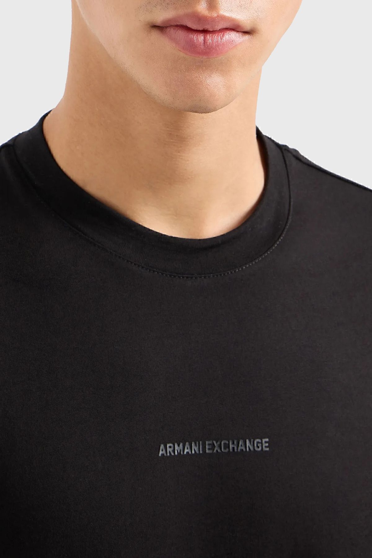 تی شرت مشکی مردانه پیراهن مناسب پنبه ای 6dztls zjlfz 1200 Armani Exchange