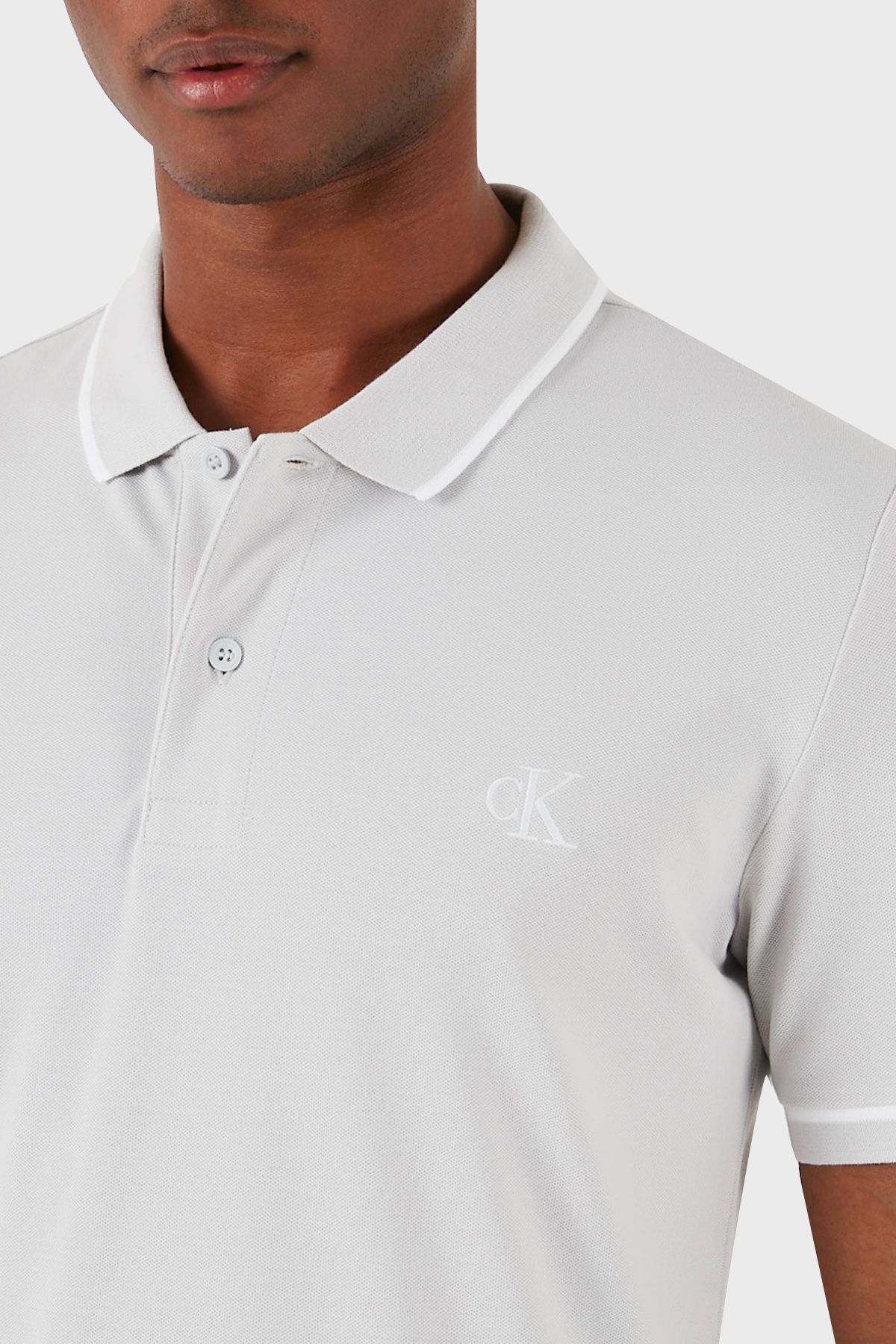 Calvin Klein Slim Fit Du meli Polo Yaka T Shirt J30J315603PC8 Erkek POLO YAKA T SH RT J30J315603 PC8 Fiyat Yorumlar Trendyol
