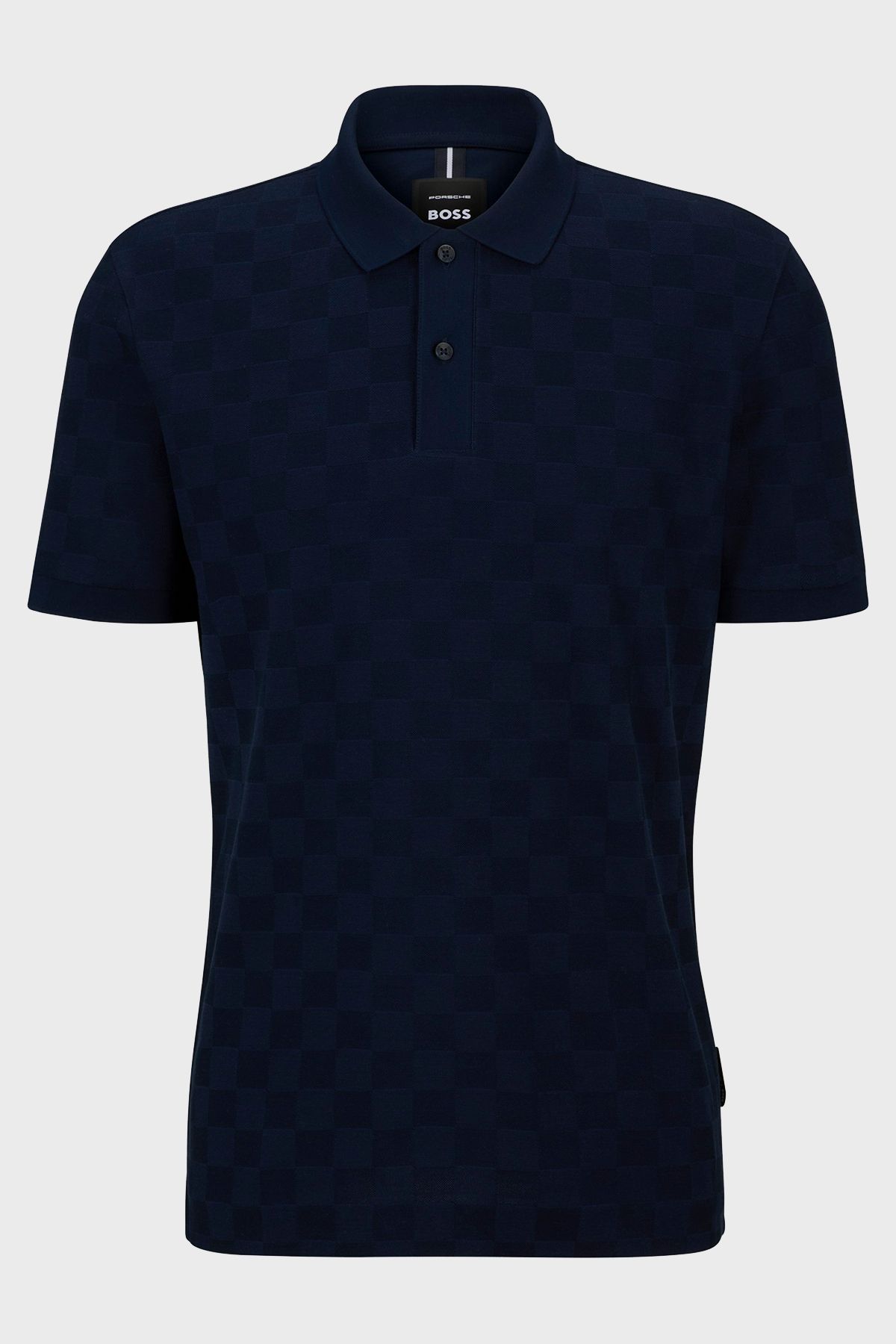 تی شرت یقه پولو آبی مردانه Merseriz Cotton معمولی مناسب چوگان Yaka Tring 's Polo 404 BOSS