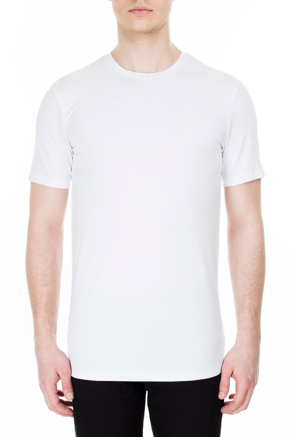 تی شرت مردانه سفید T 8nzt84 Z8m9z 1100 Armani Exchange