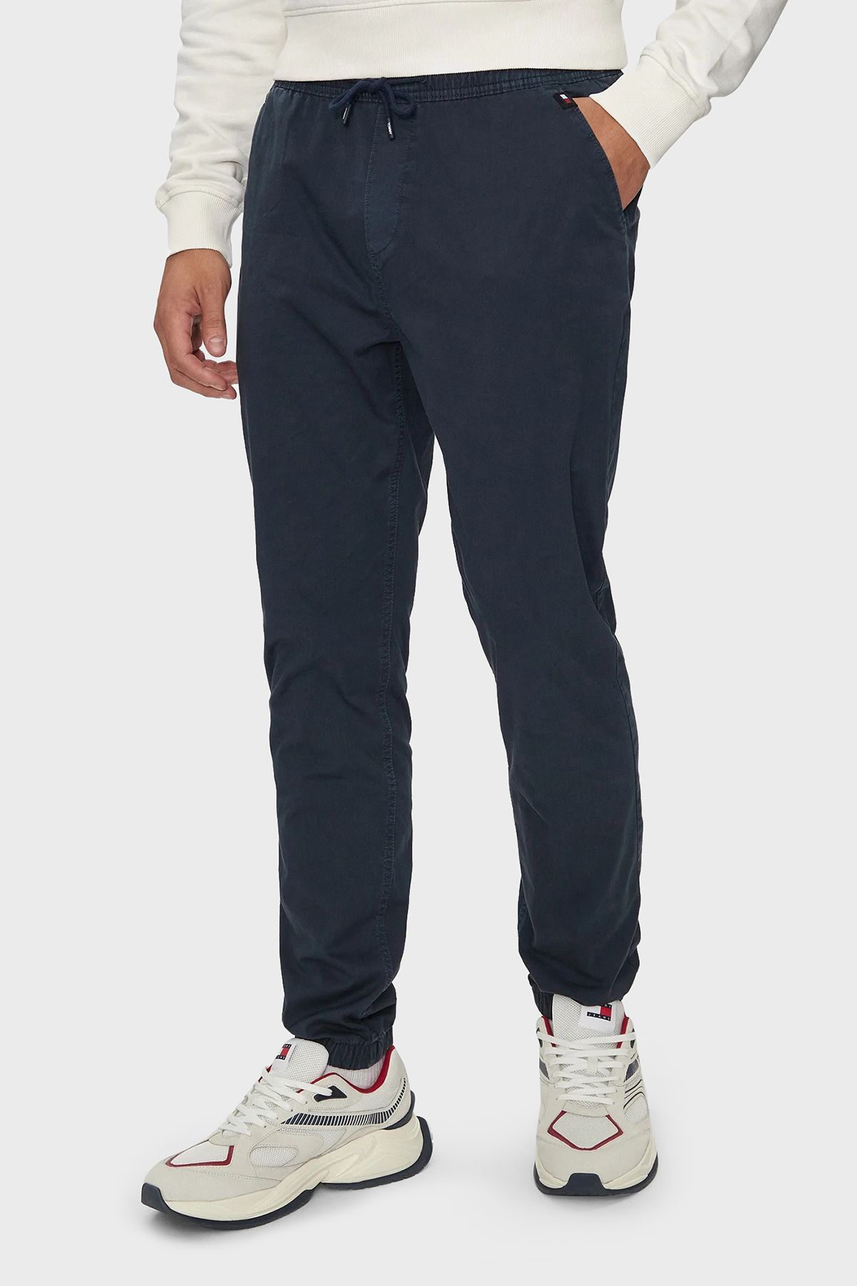 شلوار جوگر باریک نخی شلوار مردانه DM0DM19487 C1G Tommy Jeans