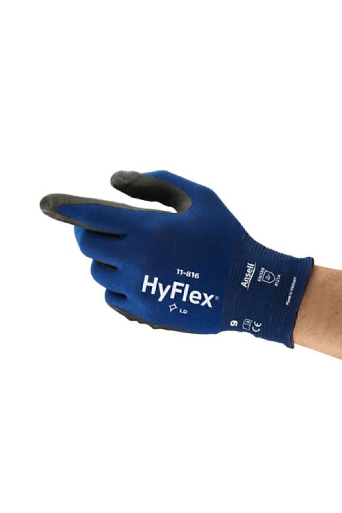 ANSELL Hyflex® 11-816 Dokunma Hassasiyetli Köpük Nitril Iş Eldiveni