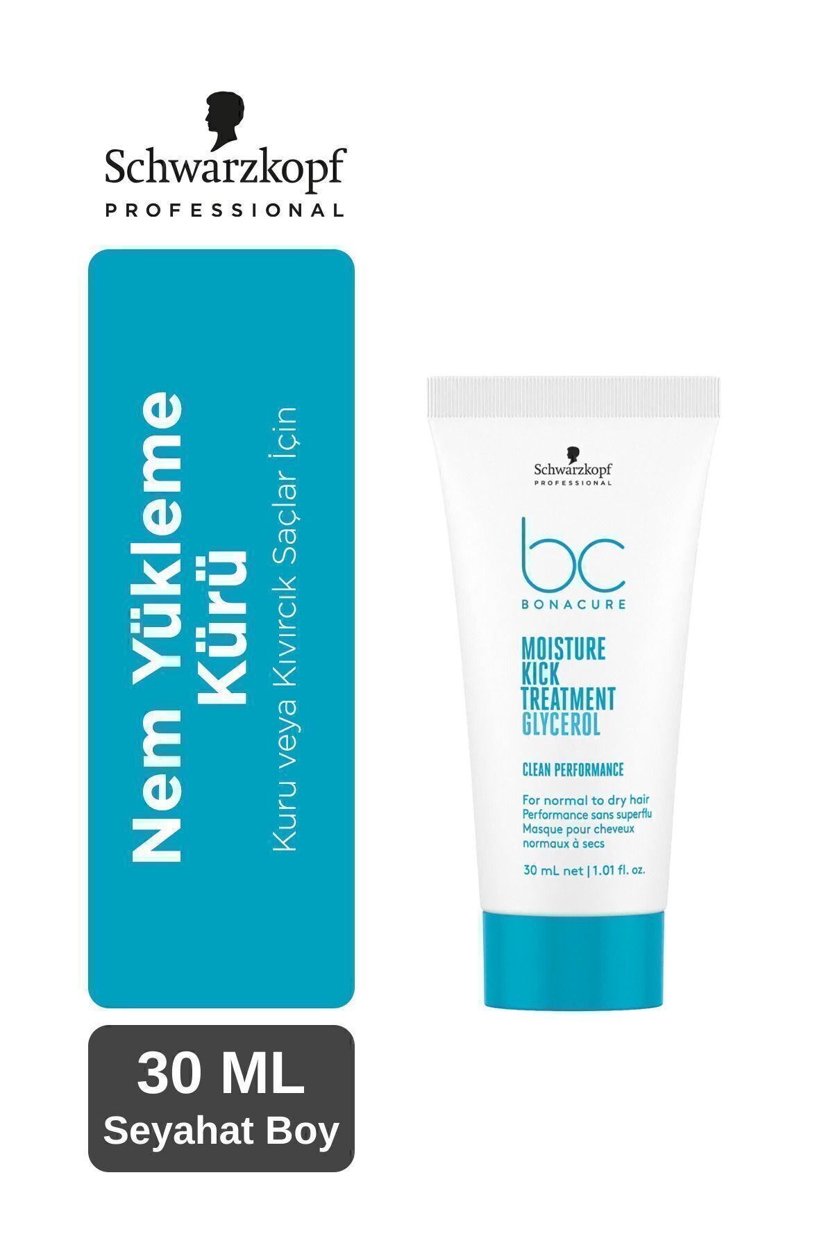 BC Clean Moisture Replenishing Cure Travel Size 30ml 
