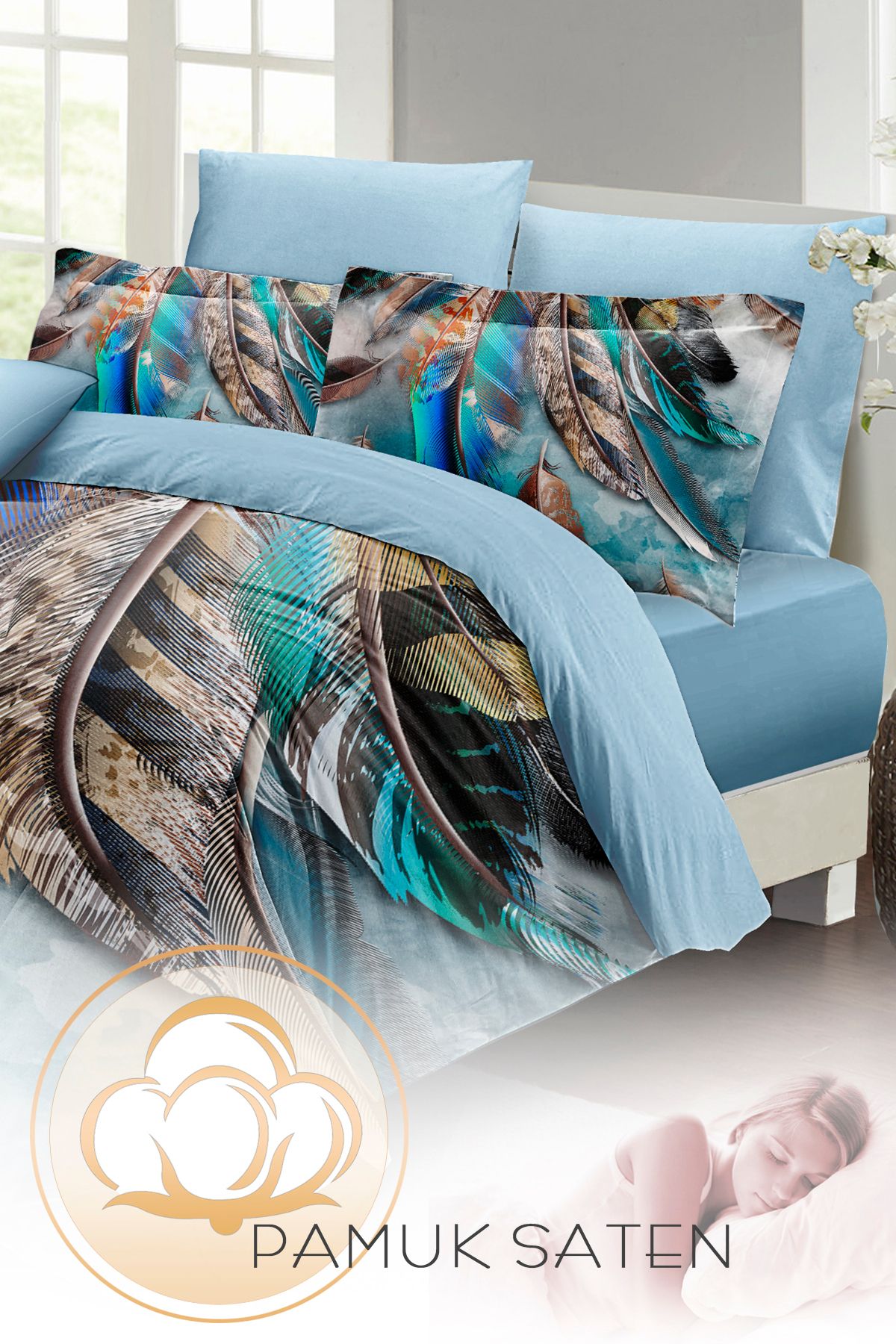 سرویس روتختی  سفید مونوهومMonohome | monohome4890 اورجینال - تصویر 5