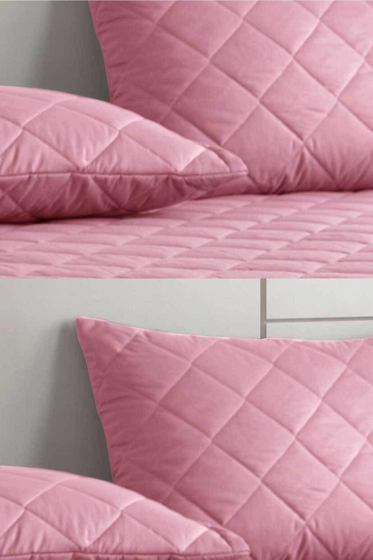 100% Cotton Color Quilted Pillowcase 4pcs