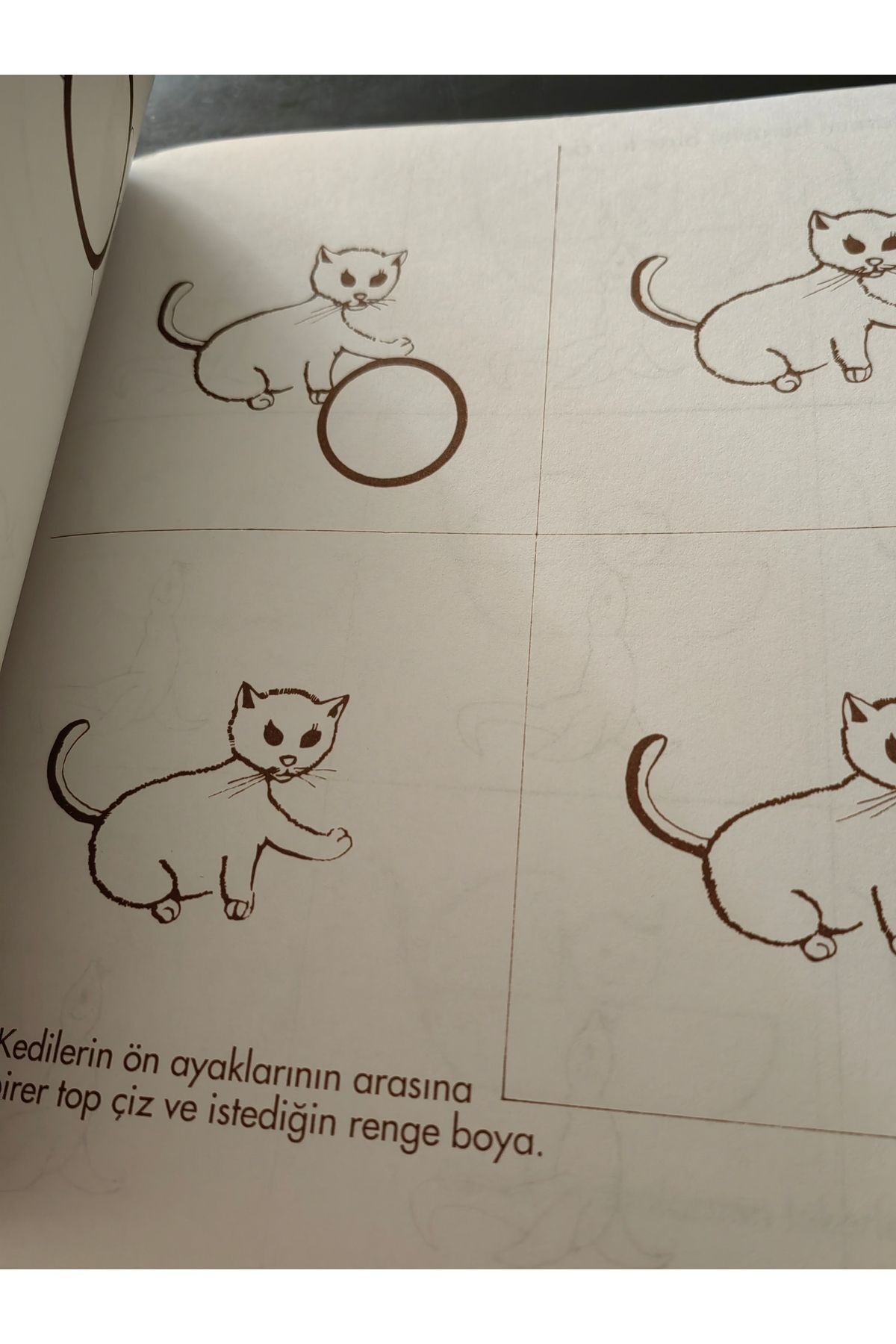 Resim yaparak eğleniyorum aktivite öğrenme çocuk defter 5