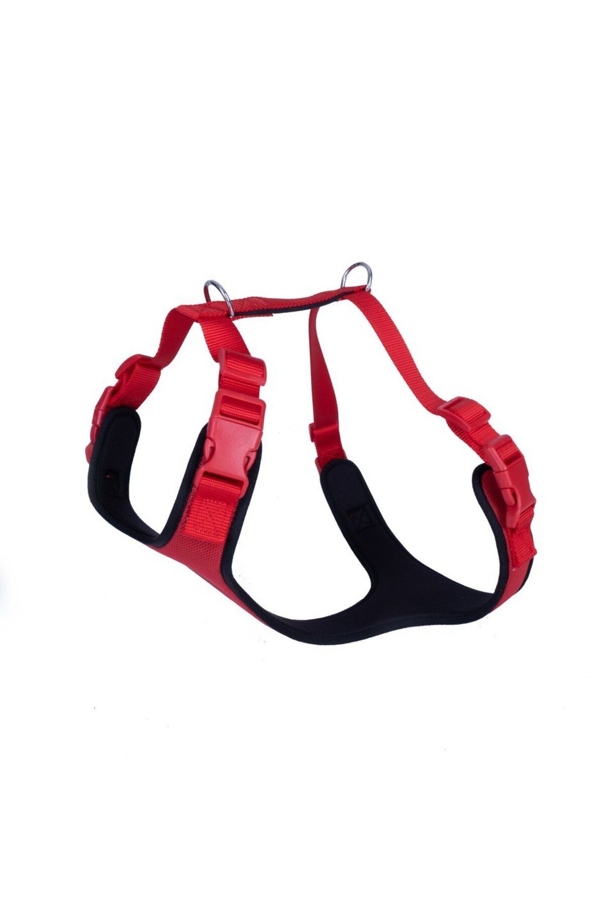 SAVEX Doggie Havalı Dokuma Göğüs Tasması Kırmızı 2.0*55-65 cm (ADGT L)