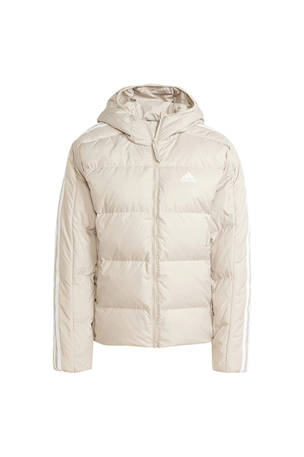 adidas-Essentials 3-Stripes Mid down Hooded Coat 6