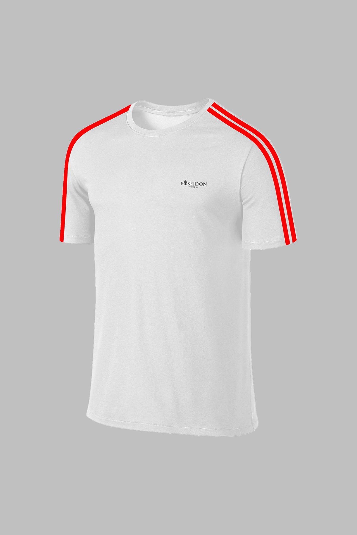 پوزایدون استورم تی‌شرت آستین کوتاه مردانه سایز بزرگ، راحت و ساده، طرح Dri-Fit، سایز 4XL تا 10XL