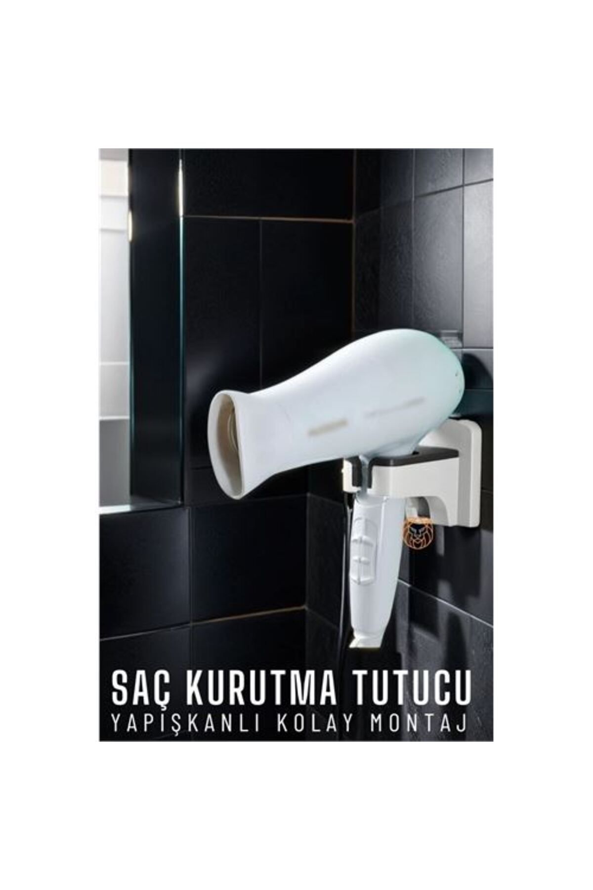 BirdoluSepet Engithalat Saç Kurutma Makinesi Tutucu Pratik Yapışma