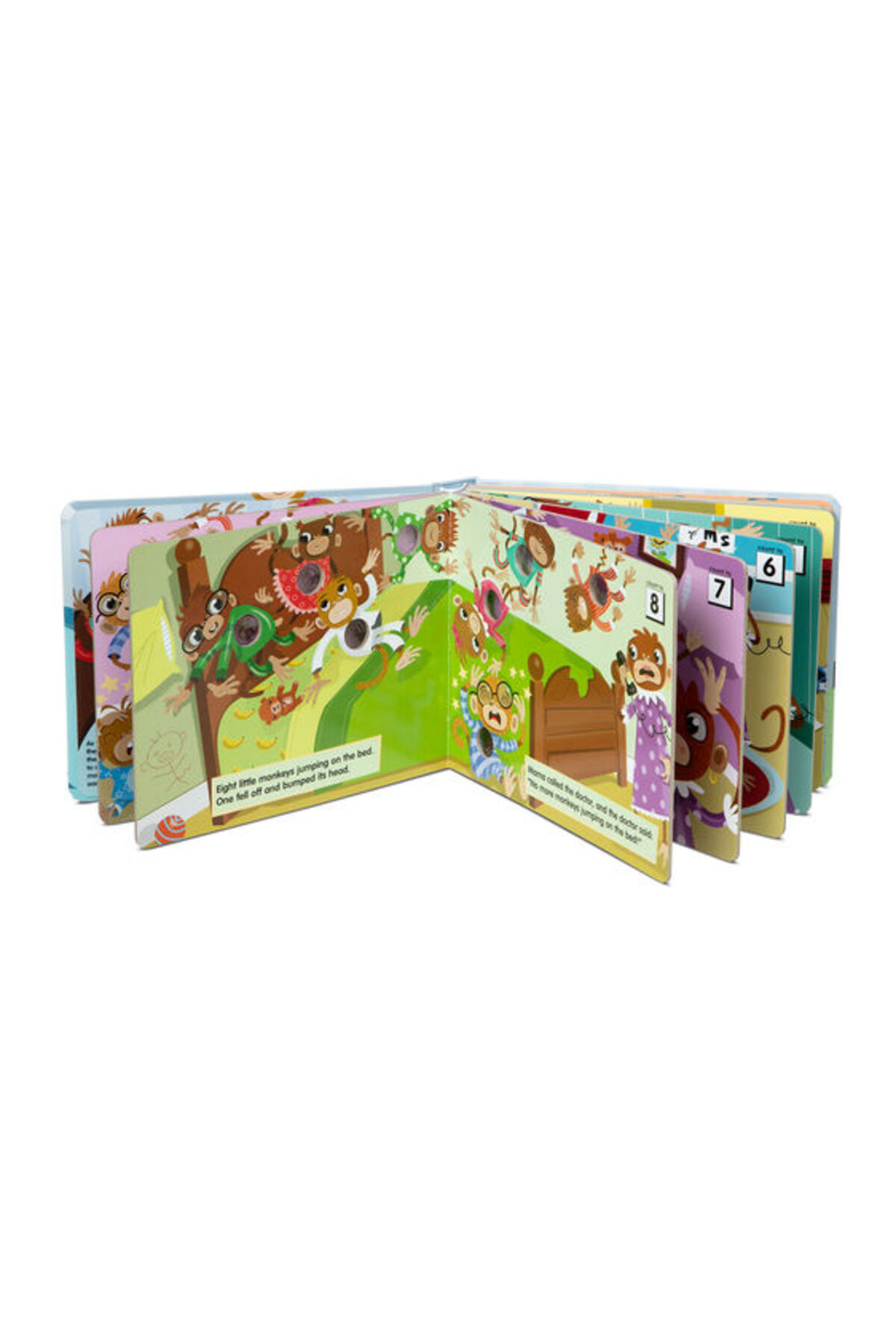 Melissa & Doug Melissa and Doug Poke-A-Dot İnteraktif Kitap - 10 Little Monkeys fotoğrafı 2 (önizleme)