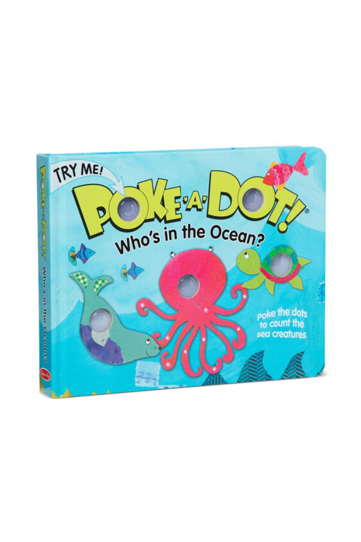 کتاب های فعالیت و آموزشی Melissa Doug ملیسا داگ پوک دات تعاملی چه کسی در اقیانوس Melissa & Doug