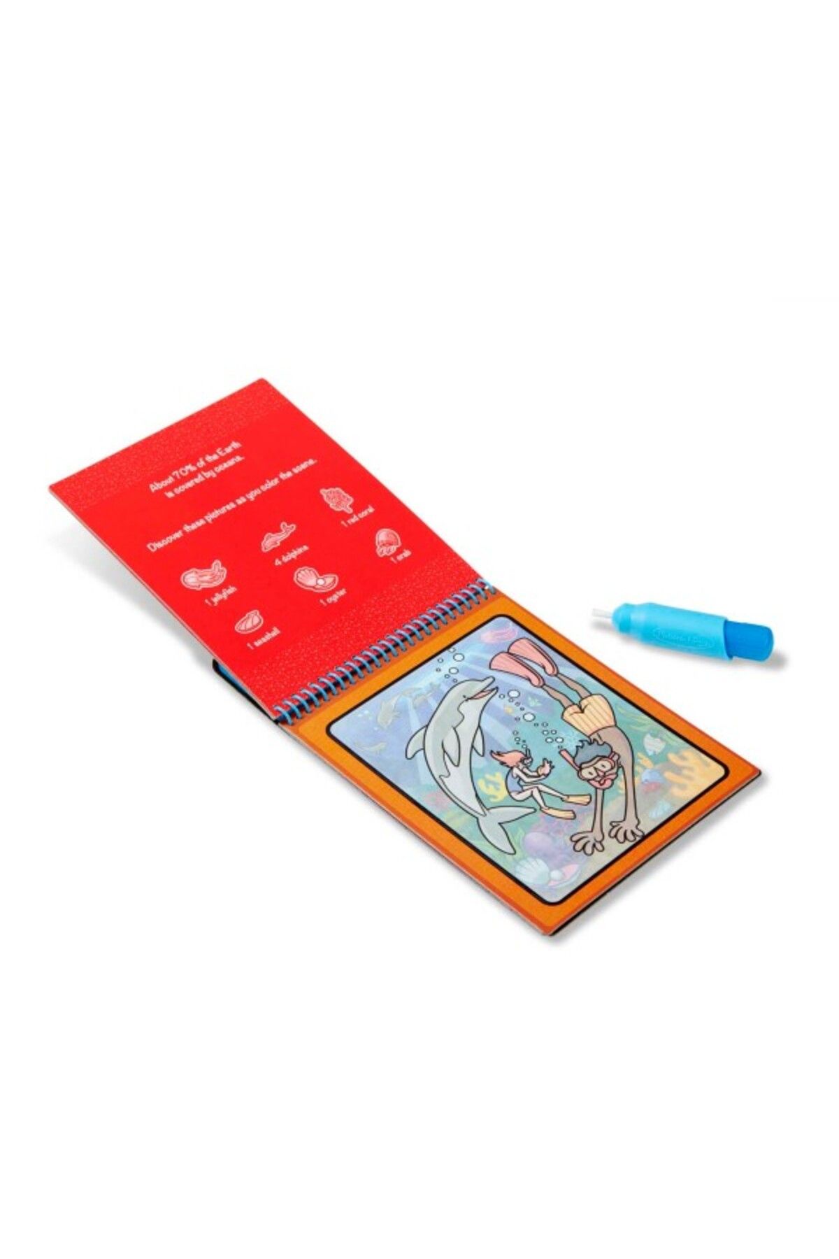 اسباب بازی های آموزشی Melissa Doug ملیسا و داگ آب وای! کتاب رنگ آمیزی با ماجراجویی Melissa & Doug