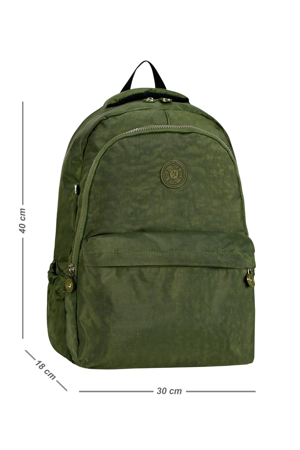 Waddell Rucsac Verde Crinkle Fabric Unisex - One Size