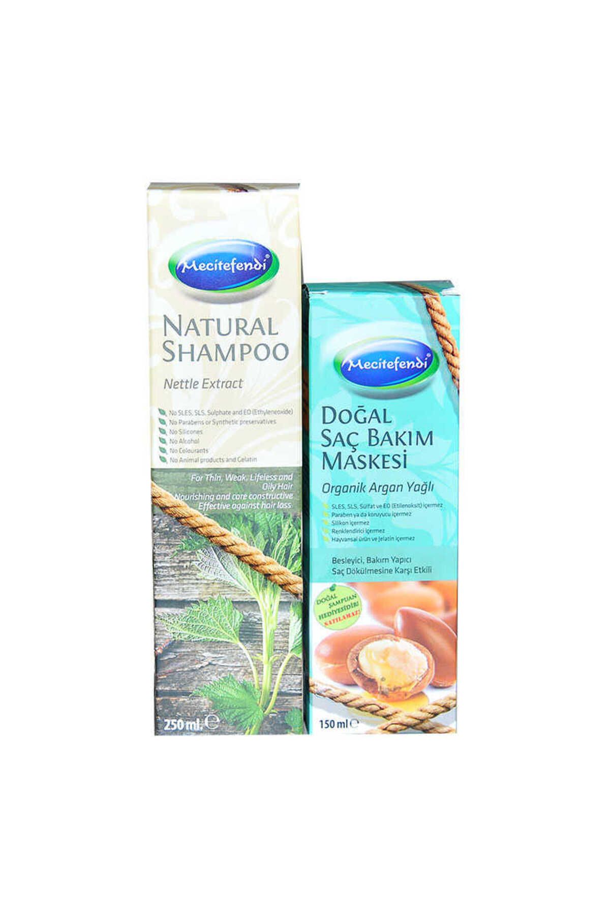 OEM Isırgan Şampuan 250 ML + Argan Yağlı Saç Maskesi 150 ML