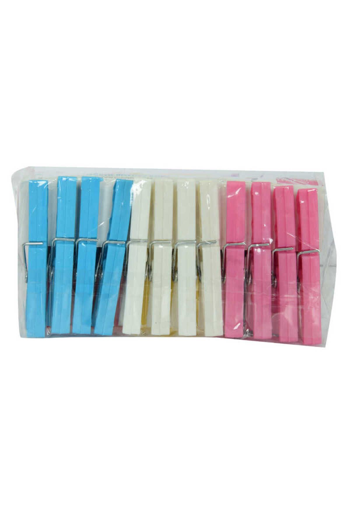 opencart Yeni Opencart Plastik Çınar Çamaşır Mandalı 24 Adet Renk Zp-142 Kampanya!!!