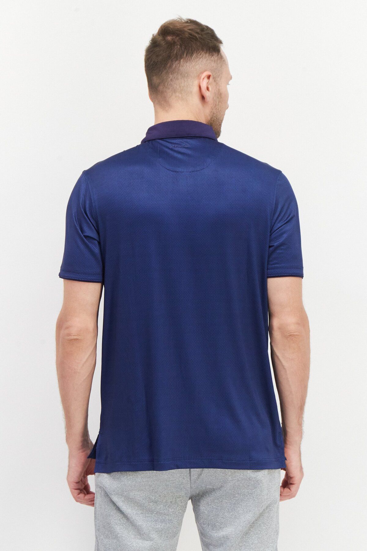 Head-Men Sportswear Fit Training Polo Shirt, Blue 4