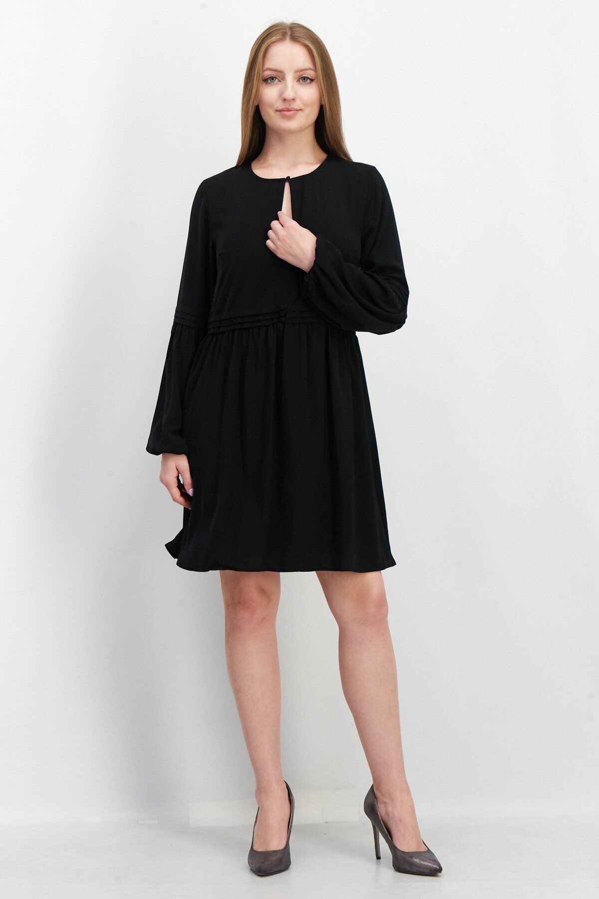 NA-KD-Women Plain Mini Dress, Black 4