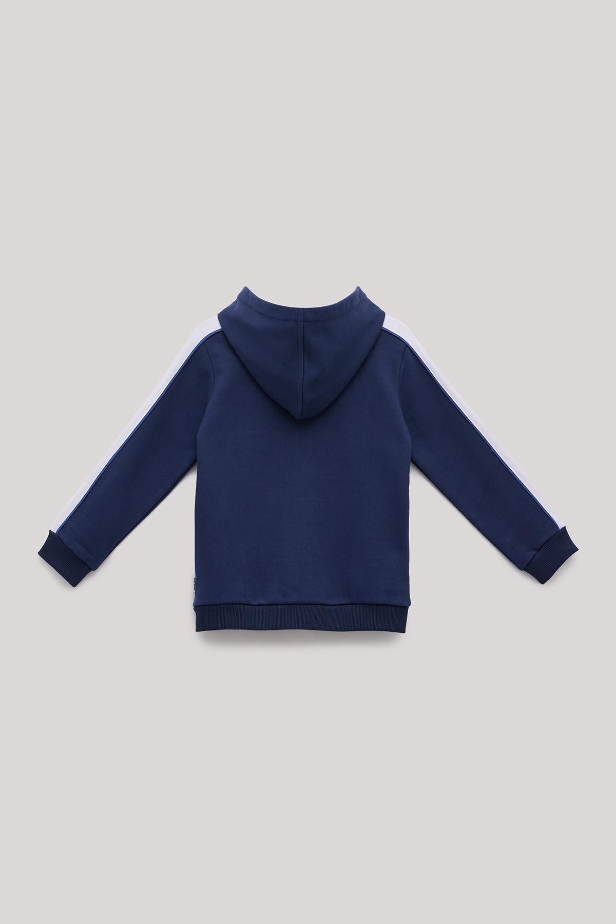 Nebbati-BG Store Boy's Navy Blue Tracksuit Top 6