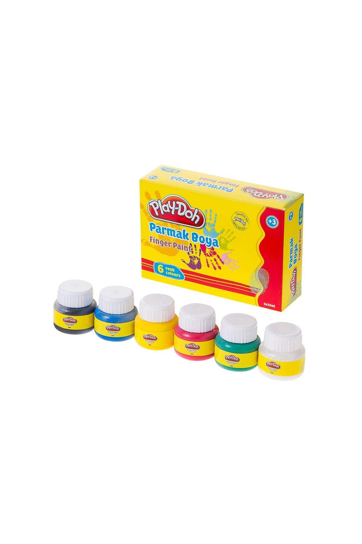 Play Doh Parmak Boyası 6 Renk X 30 Ml.