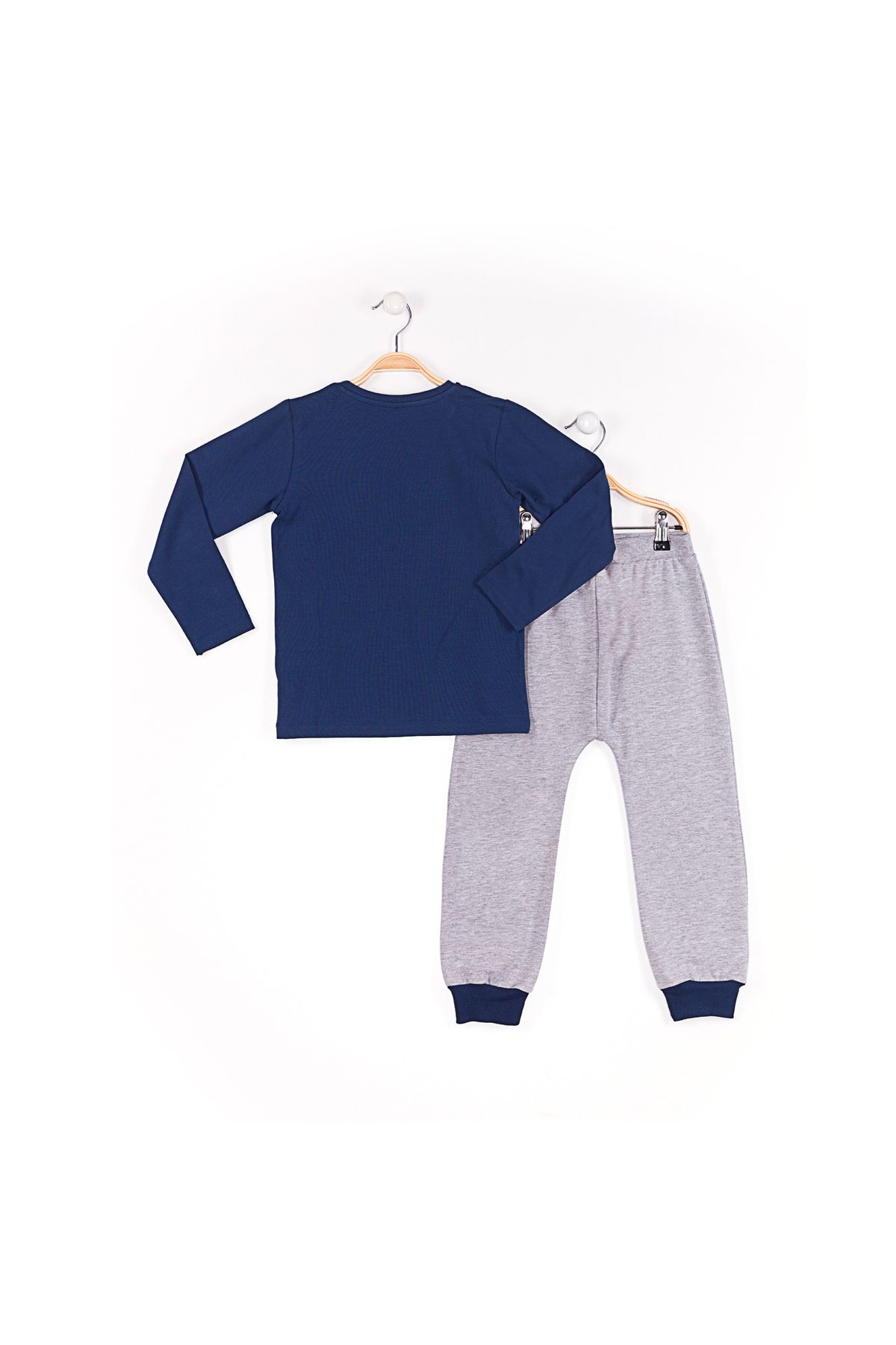 Denokids-Boys' Comfortable T-shirt and Trousers Set - I'm Serious 4