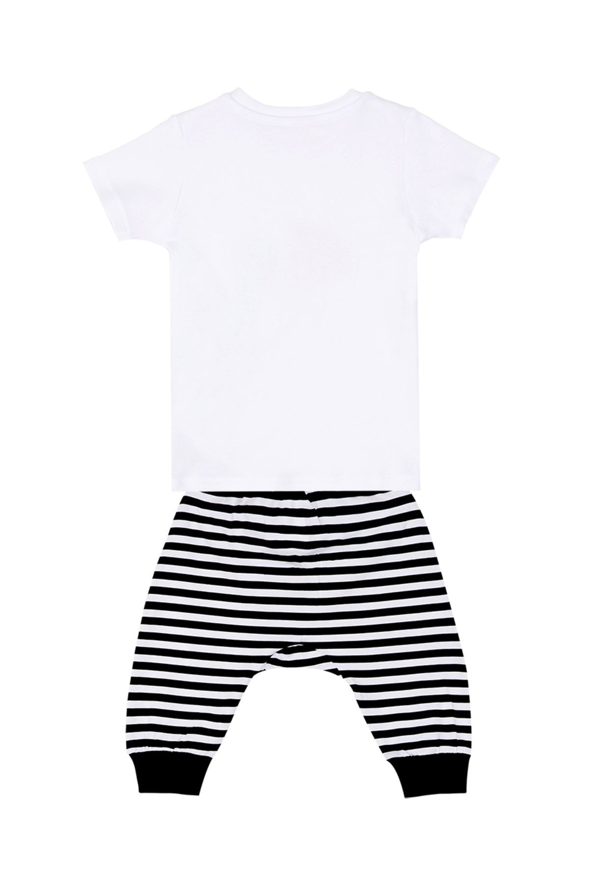 Denokids-Pizza Crocodile Boy Tričko Capri Shorts Set 4