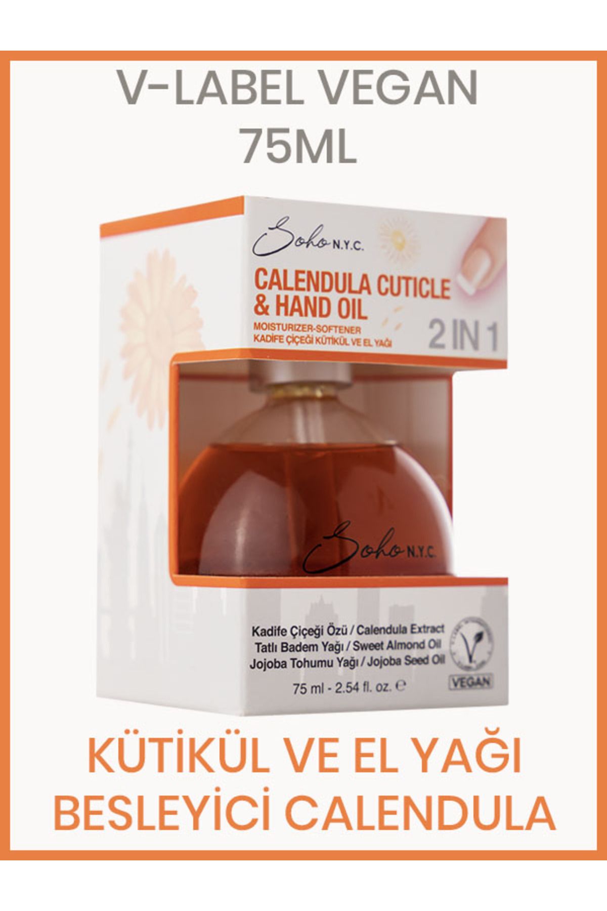 Soho N.Y.C. Kütikül Ve El Yağı-calendula- Besleyici Yumuşatıcı 75ml