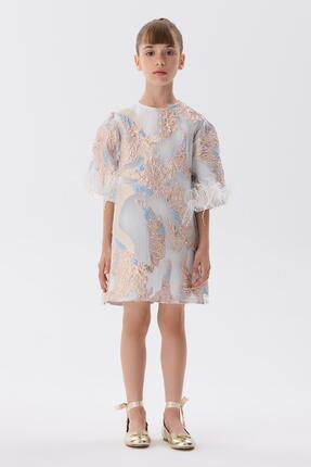 Tyess Bg Store Kız Çocuk Desenli Elbise