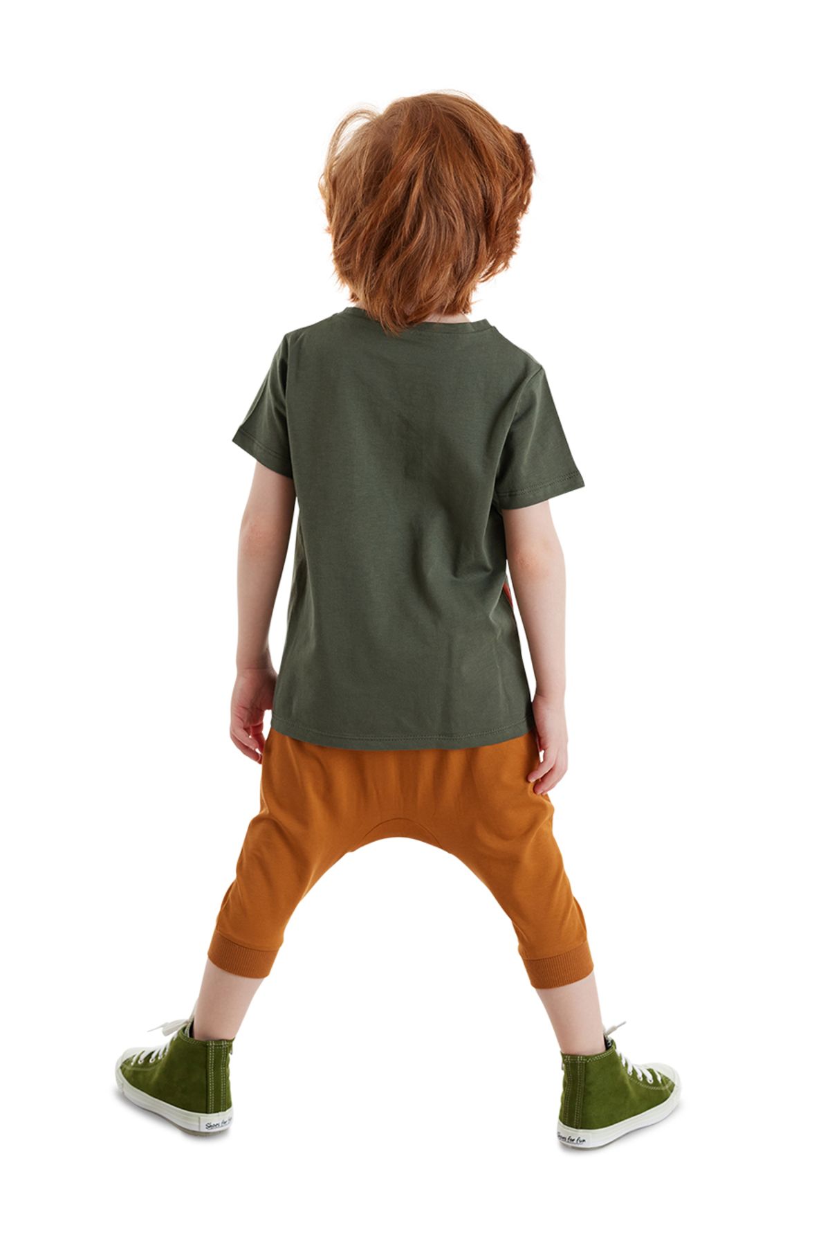 Denokids-Capri- und T-Shirt-Set für Jungen - Little Tiger 2