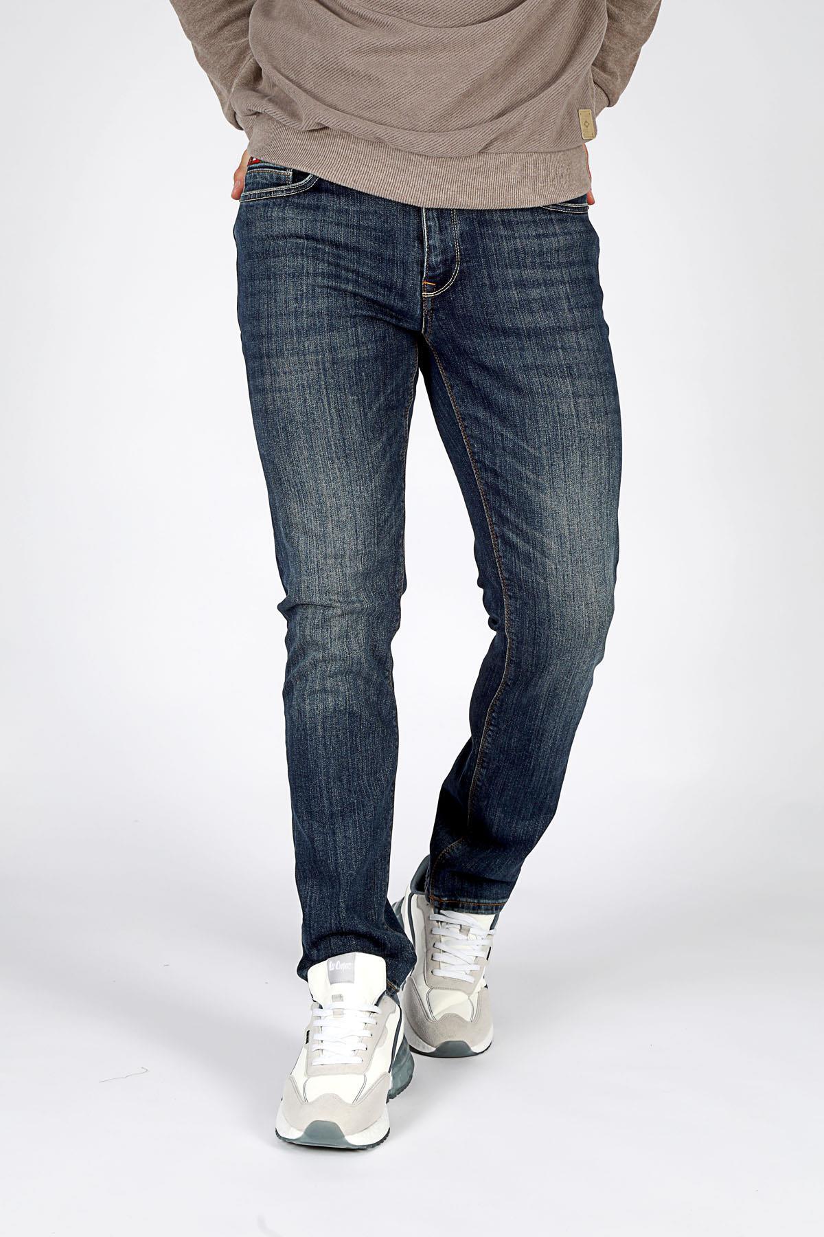 Lee Cooper JAGGER ALEXA DARK Slim Straight Erkek Denim Pantolon 251 LCM 121061 görsel 2