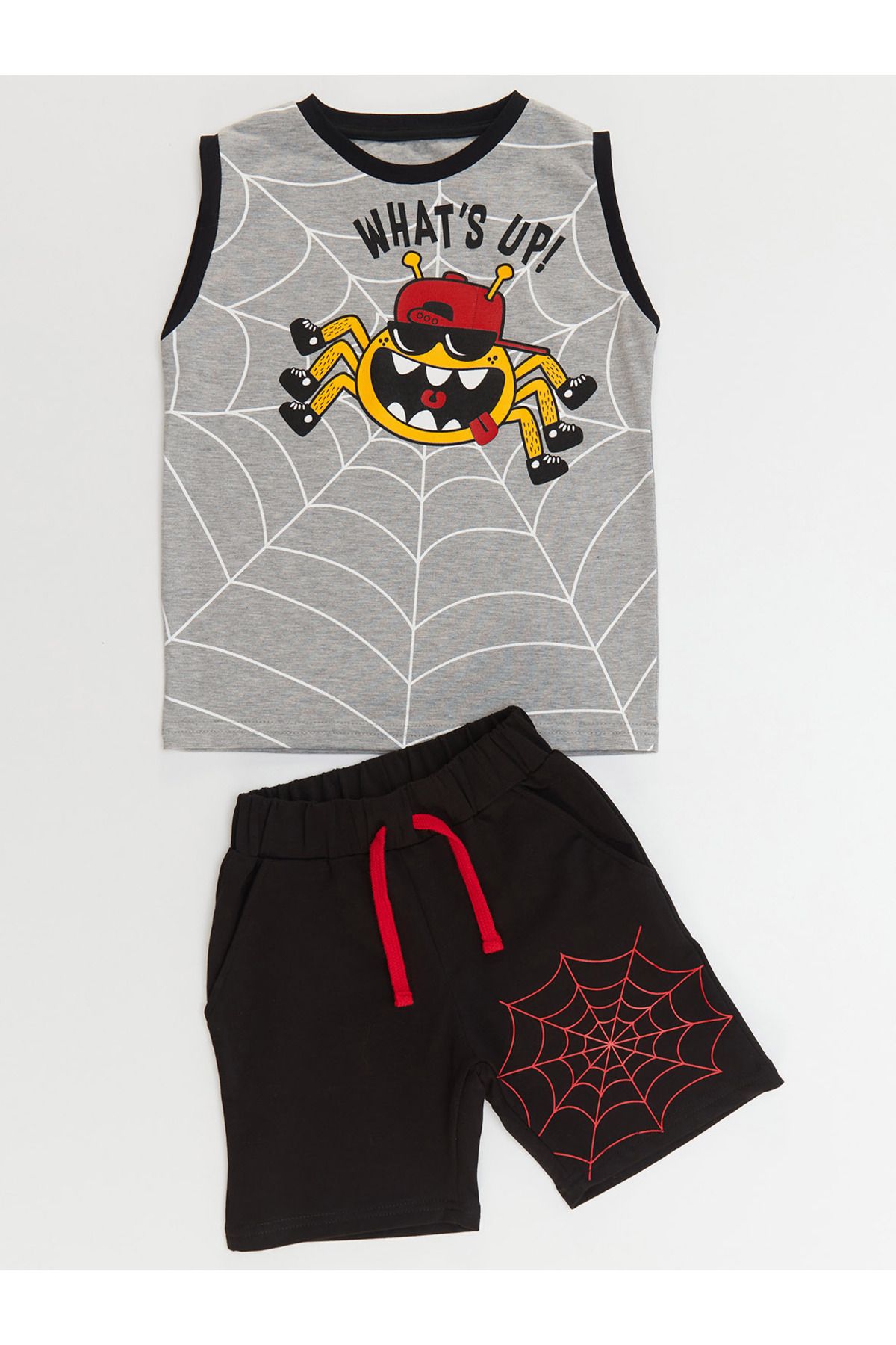 Denokids-Spider Boy T-shirt Shorts Set 3